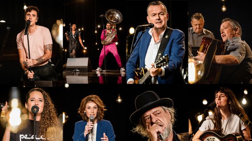 Bild von «Zäme stah»: SRF-Musik-Sessions mit Stars aus Pop, Klassik, Volksmusik und Jazz