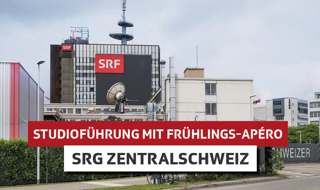 Studioführung mit Weihnachtsapéro Vereinsgremien SRG Zentralschweiz
