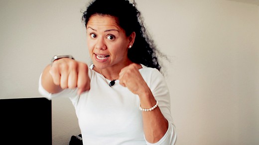 Bild von «Reporter»: Die Boxerin