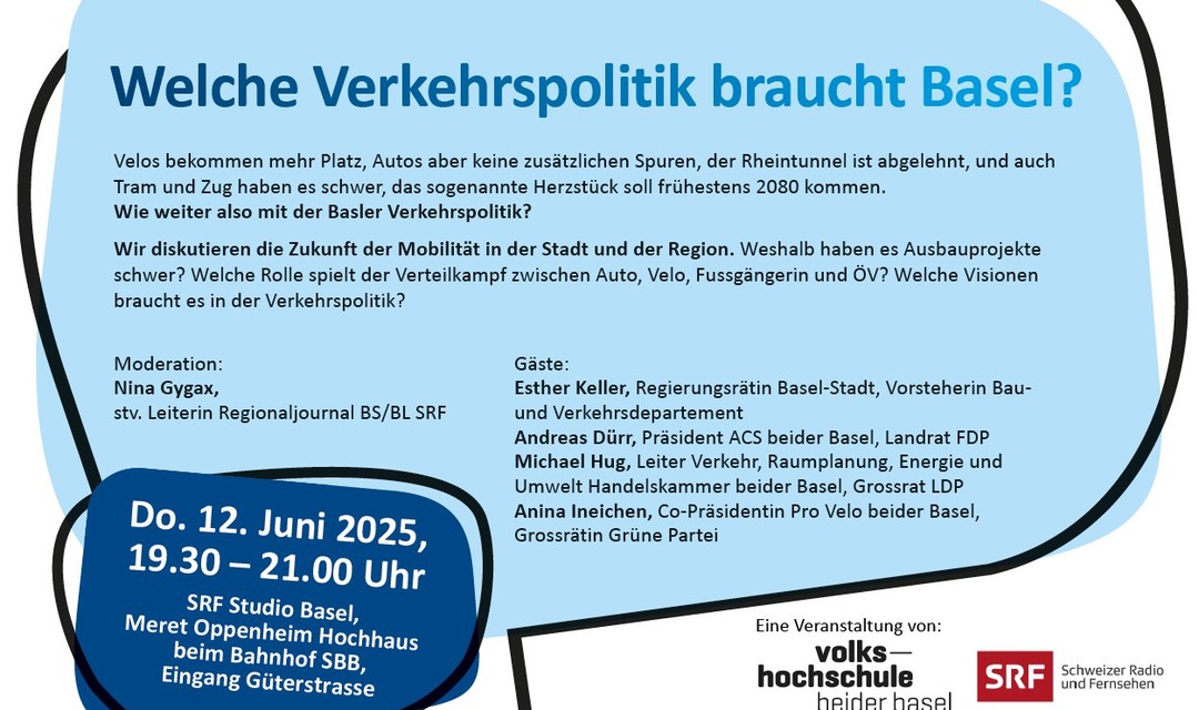 Bild von «Stadtgespräch»: Welche Verkehrspolitik braucht Basel?