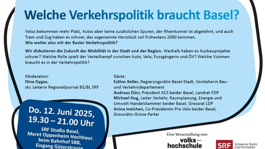 Bild von «Stadtgespräch»: Welche Verkehrspolitik braucht Basel?