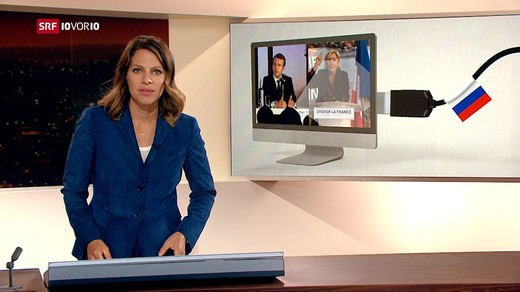 Bild von SRF hat sachgerecht über russische Einflussnahme im französischen Wahlkampf berichtet