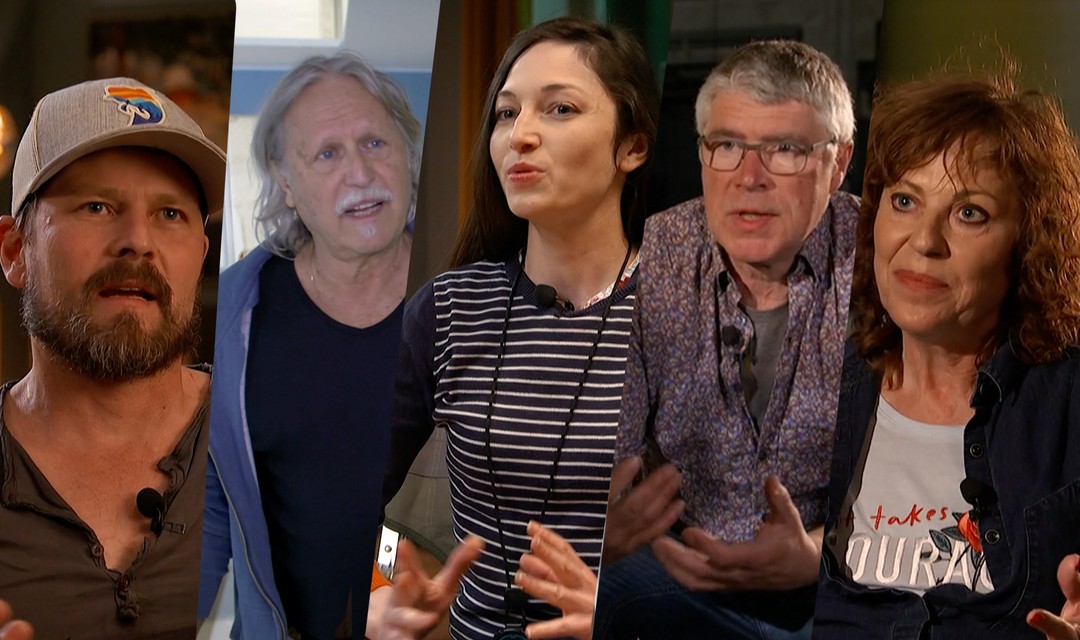 Sabine Boss hinter der Kamera.