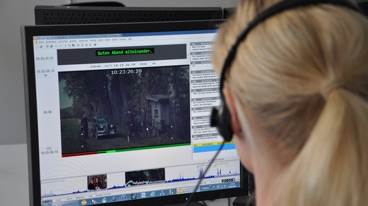 Bild von Berufsprofil: Untertitel-Redaktor/in und Respeaker/in