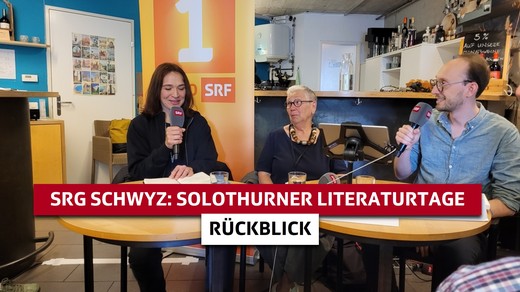 Bild von Mit der SRG Schwyz im SRF-Studio der Solothurner Literaturtage