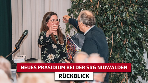 Bild von Neues Präsidium bei der SRG Nidwalden: Der «Brückenfunktionär» gibt das Präsidium in jüngere Hände