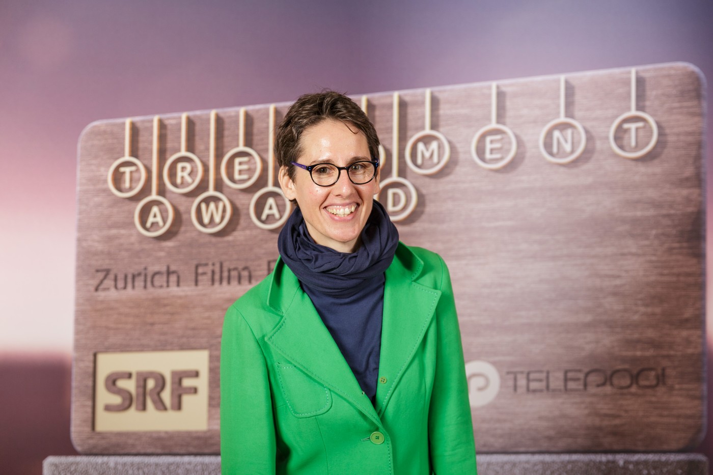 Finalistin Kathrin vor dem Treatment Award