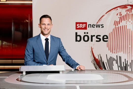 Bild von Stefan Frühauf ergänzt das Moderationsteam von «SRF Börse»