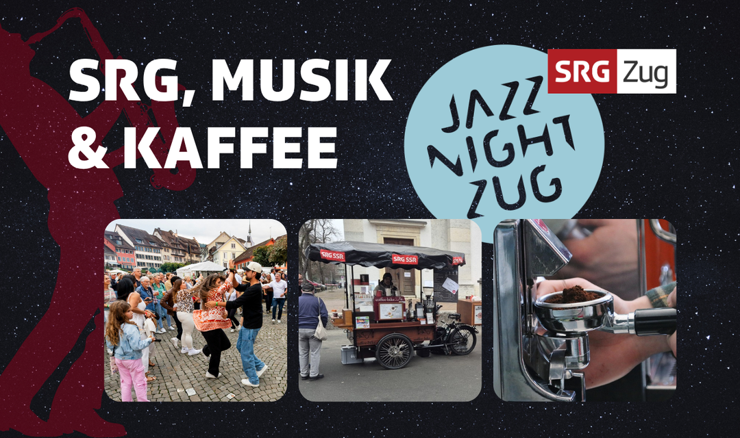 Bild von Mit der SRG Zug bei einem Kaffee an der Jazz Night Zug 2026 ins Gespräch kommen