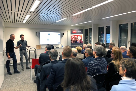 Bild von Die Luzerner KantonsrätInnen lassen sich inspirieren