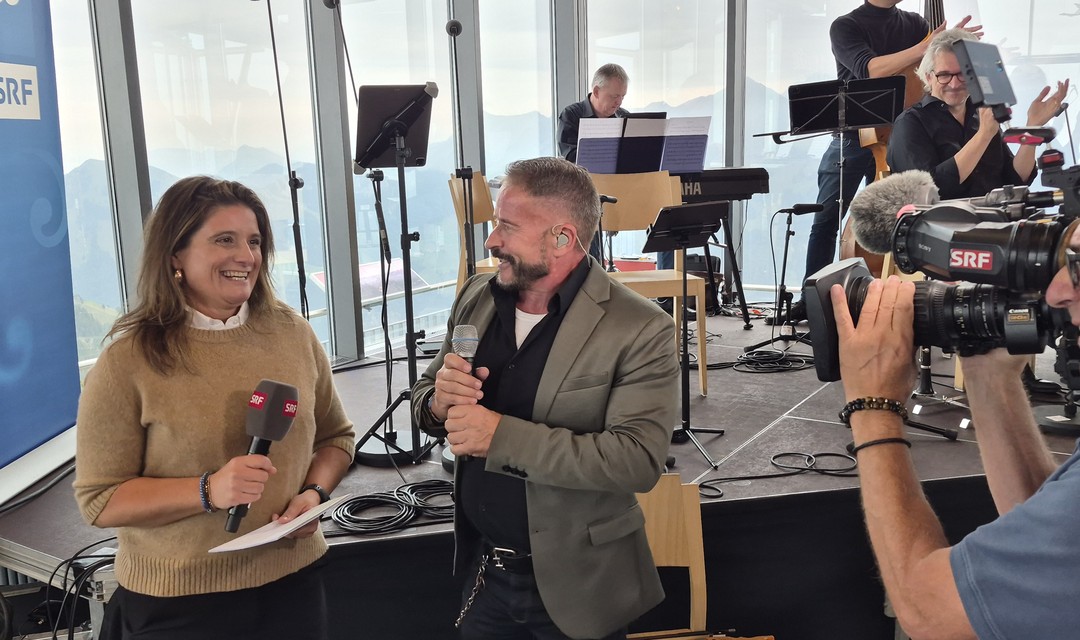 Bild von Jubiläumssendung von «Potzmusig» begeistert auf dem Stanserhorn