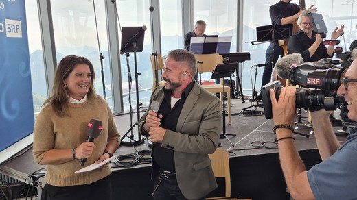 Bild von Jubiläumssendung von «Potzmusig» begeistert auf dem Stanserhorn