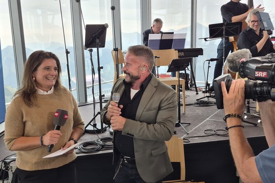 Bild von Jubiläumssendung von «Potzmusig» begeistert auf dem Stanserhorn