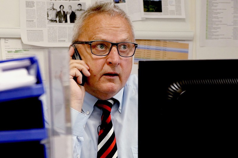 Heinz Gerig sucht Praktikumsplätze für eine neue Integrationsklasse.