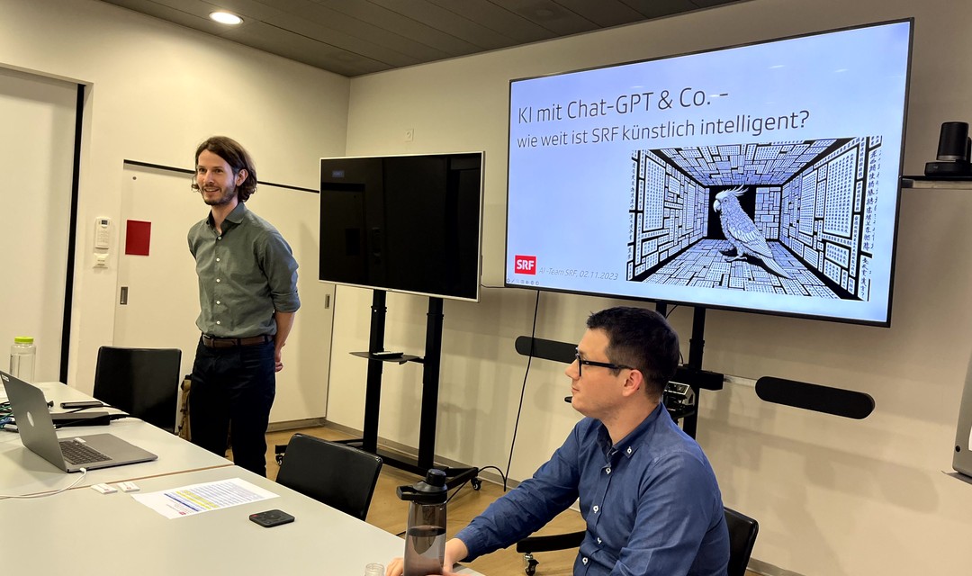 Bild von KI bei SRF – ein Mitmach-Seminar fand Anklang