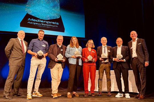 Bild von 27. Medienpreis Aargau/Solothurn verliehen