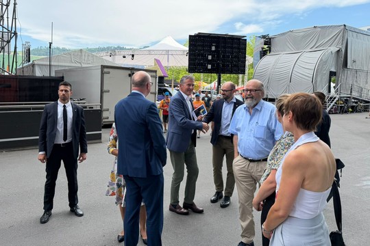 Bild von Die SRG Zug an der Eröffnungsfeier der «Special Olympics National Summer Games 2026»