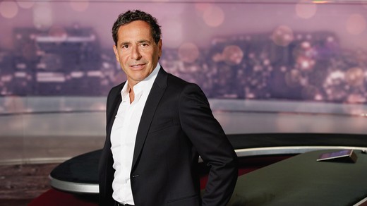 Bild von Roger Schawinski im Gespräch mit Roger Blum