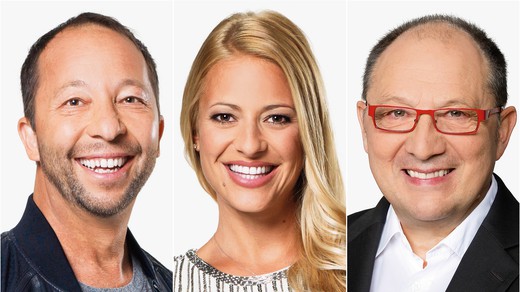 Bild von «Spiel für dein Land» mit Christa Rigozzi, Beni Thurnheer und DJ BoBo