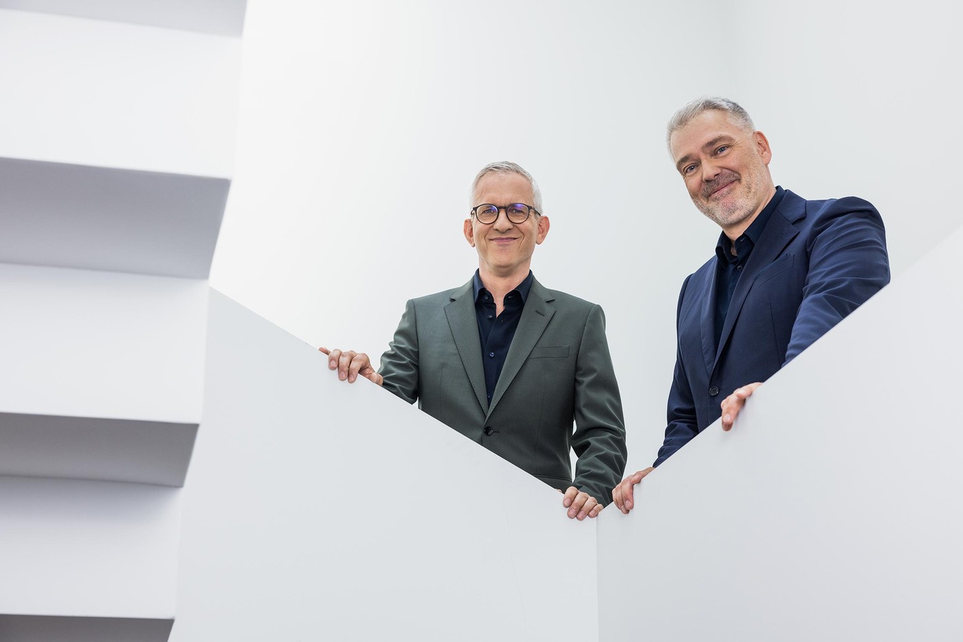 Abstimmungs-Arena und Rundschau Gion Duri Vincenz und Sandro Brotz