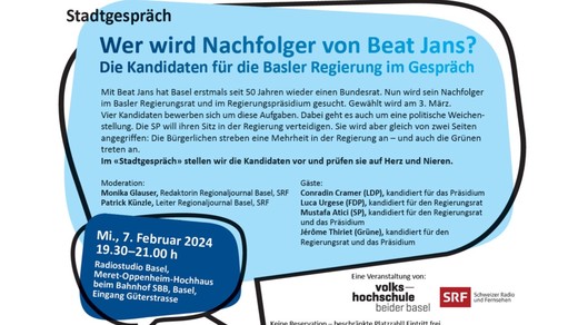 Bild von «Stadtgespräch» - Wer wird Nachfolger von Beat Jans?