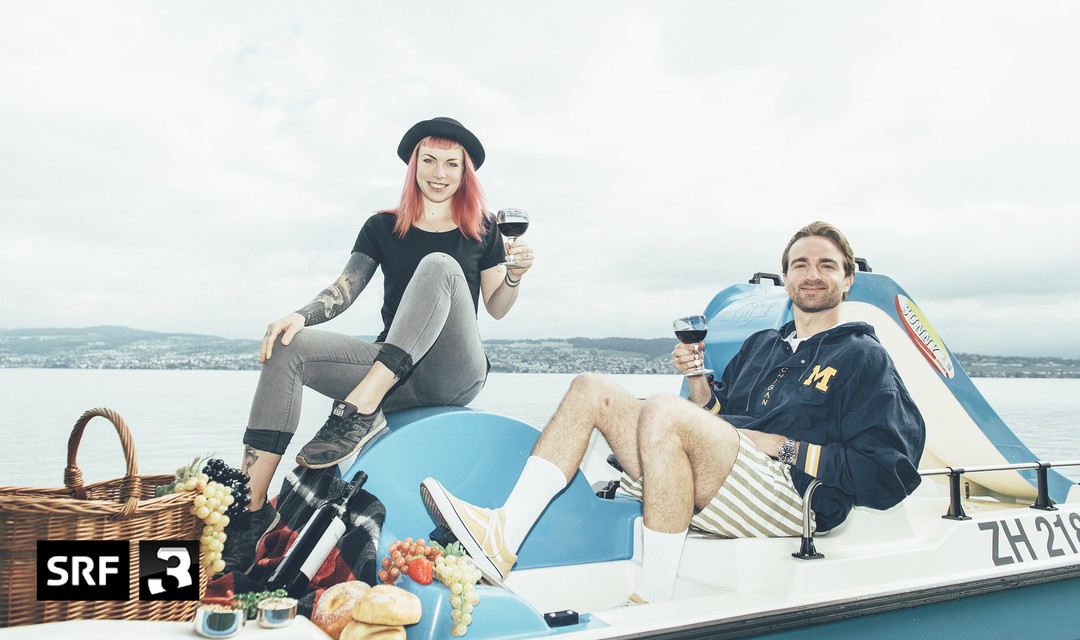 Pedalo Konzert mit SRF 3 SRF 3-Festivalduo Rika Brune und Julian Thorner