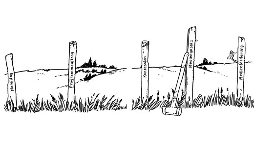 Bild von Die «Pflöcke» der Medienpolitik 2018