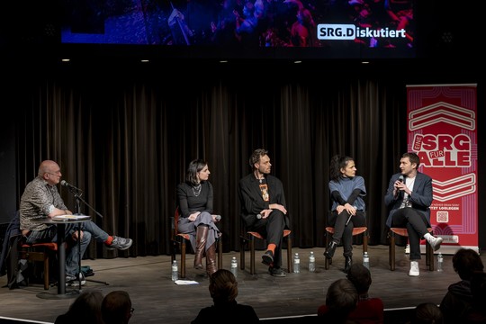 Bild von «SRG.Diskutiert»: Wo spielt die Musik zwischen SRG und Streaming?