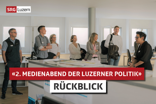 Bild von Luzerner Gemeinden zu Besuch im SRF-Studio Luzern