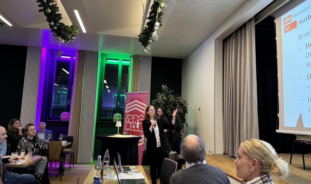 Bild von Generalversammlung der SRG Nidwalden: Eine starke SRG ist wichtig für die Meinungsbildung im ganzen Land