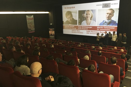 Bild von «Der Bestatter» im Kino Seehof in Zug begeisterte