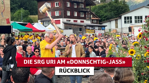 Bild von Ein rundum gelungener Abend: Die SRG Uri zu Gast beim  «Donnschtig-Jass» in Unterschächen