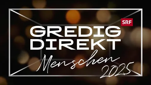 Bild von AUSGEBUCHT - «Gredig direkt – Menschen 2025» lädt Sie ins Studio ein!