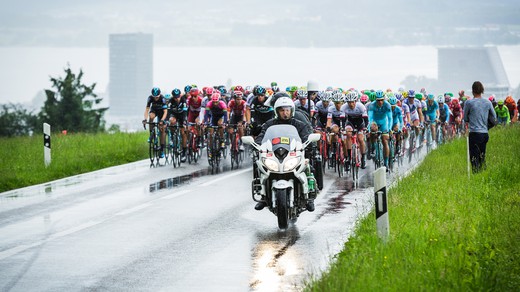 Bild von Tour de Suisse: Technische Meisterleistung – am Boden und in der Luft
