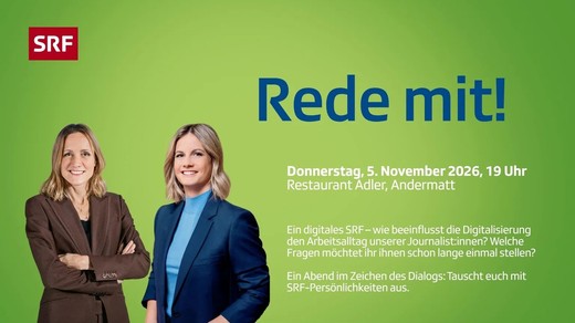 Bild von «Rede mit!» im Restaurant Adler in Andermatt
