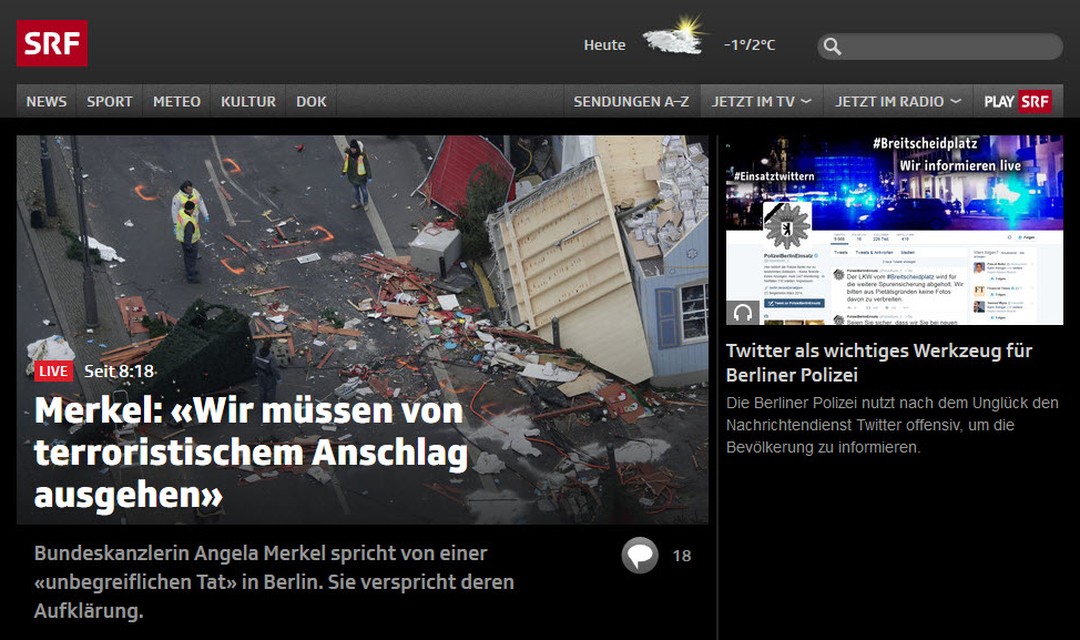 Bild von «Nachgefragt»: Wie funktionieren Liveticker in Krisensituationen?