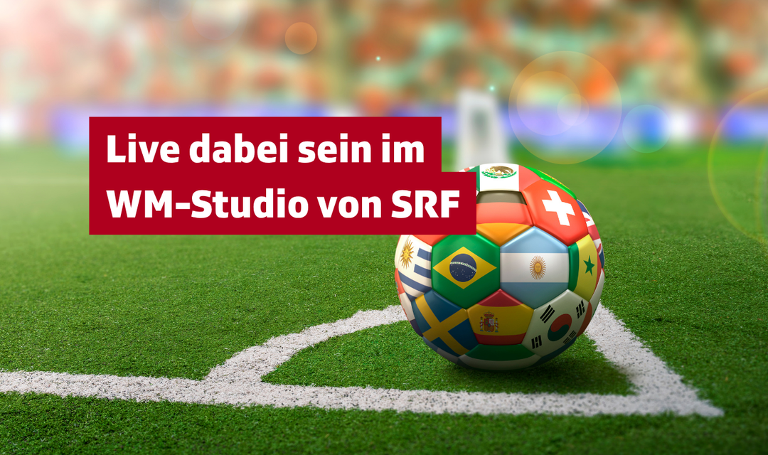 Bild von Live dabei sein: SRF lädt zur Fussball-WM 2026 ins Studio