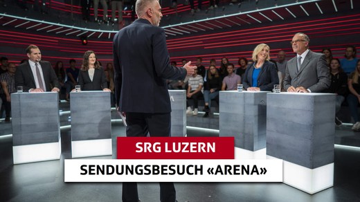 Bild von Sendungsbesuch «Arena» -  mit der SRG Luzern