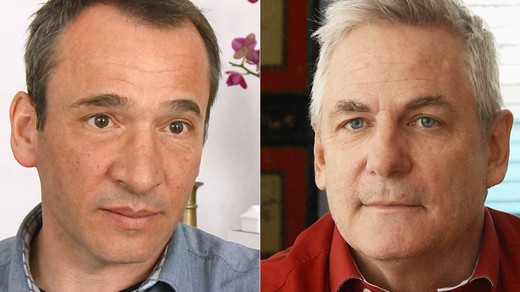 Bild von «Reporter»: Zwei Männer im Kampf gegen Corona