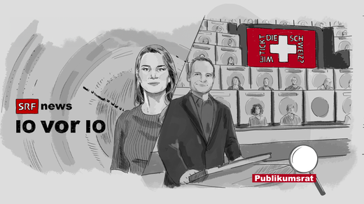 Bild von Publikumsrat beobachtet «Wie tickt die Schweiz?» und «10vor10»