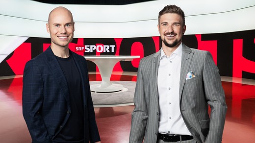 Bild von Jeff Baltermia und Mevion Heim ergänzen Moderationsteam von SRF Sport