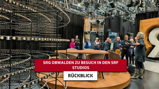 Bild von Perspektivenwechsel: Führung mit der SRG Obwalden durch die SRF-Studios in Zürich