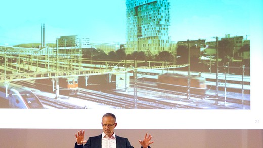 Bild von Weichen für neuen SRG-Medienstandort Basel gestellt