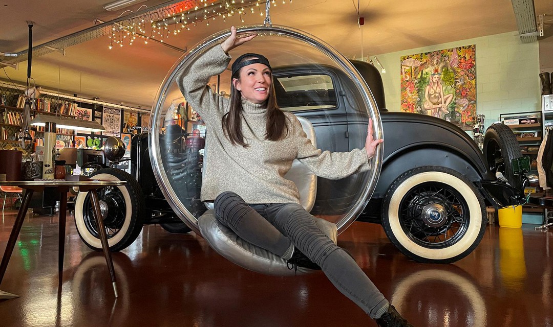 Viola Tami im Garagen Loft.