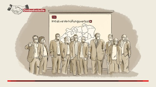 Bild von «Grinsen» als Ausdruck deplatziert