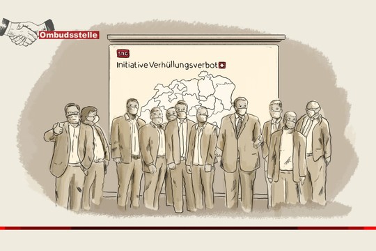 Bild von «Grinsen» als Ausdruck deplatziert