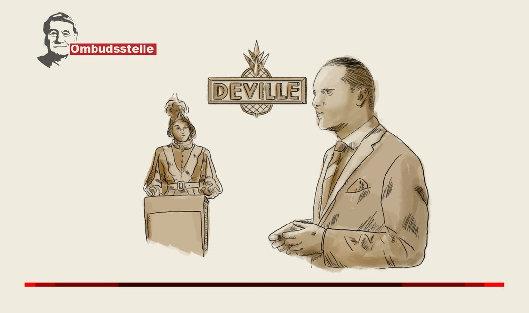 Bild von «Deville»: Amtsträger sind kritisierbar