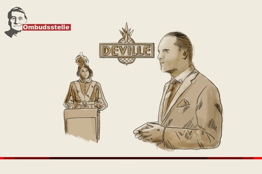 Bild von «Deville»: Amtsträger sind kritisierbar