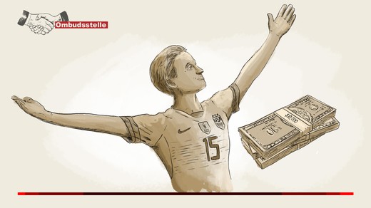 Bild von Darstellung des «Equal Pay» im US-Fussball bemängelt