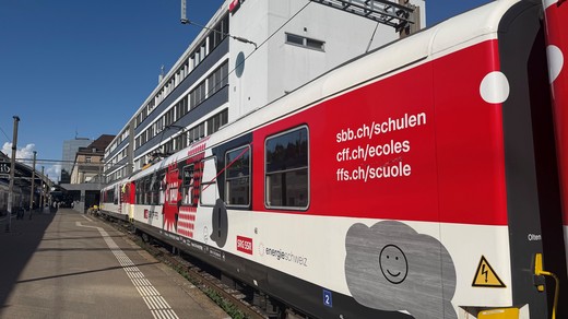 Bild von SBB-Schulzug in St. Gallen – Mitglieder auf der Suche nach Fakten